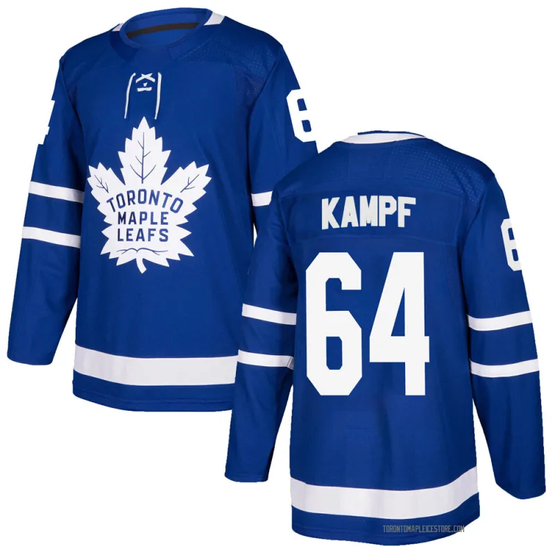 Blue Men's David Kampf Toronto Maple Leafs Authentic Home Jersey