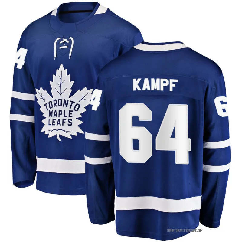 Blue Men's David Kampf Toronto Maple Leafs Breakaway Home Jersey