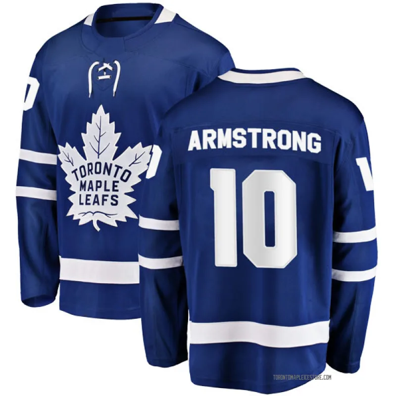 Blue Men's George Armstrong Toronto Maple Leafs Breakaway Home Jersey