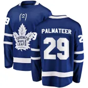 Blue Youth Mike Palmateer Toronto Maple Leafs Breakaway Home Jersey