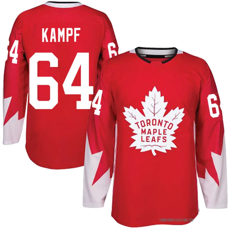 Red Men's David Kampf Toronto Maple Leafs Authentic Alternate Jersey