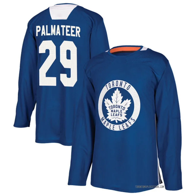 Royal Men's Mike Palmateer Toronto Maple Leafs Authentic Practice Jersey