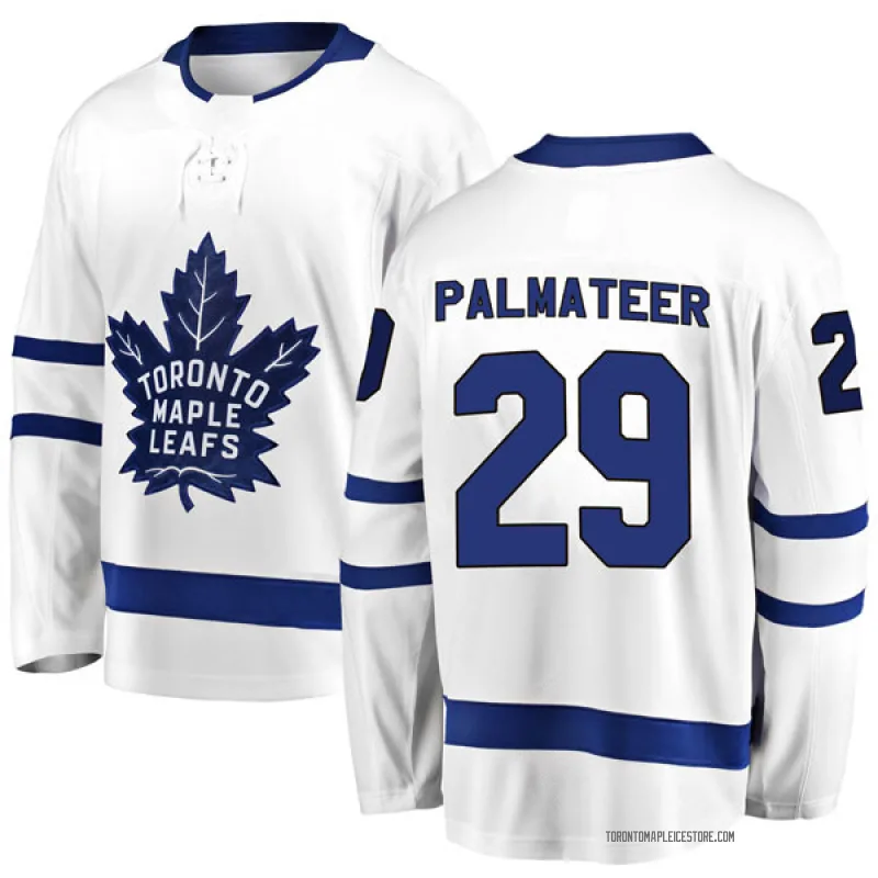 White Men's Mike Palmateer Toronto Maple Leafs Breakaway Away Jersey