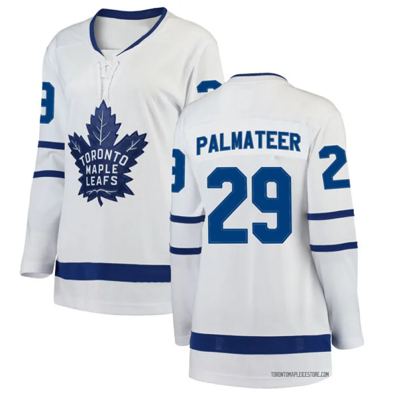 White Women's Mike Palmateer Toronto Maple Leafs Breakaway Away Jersey